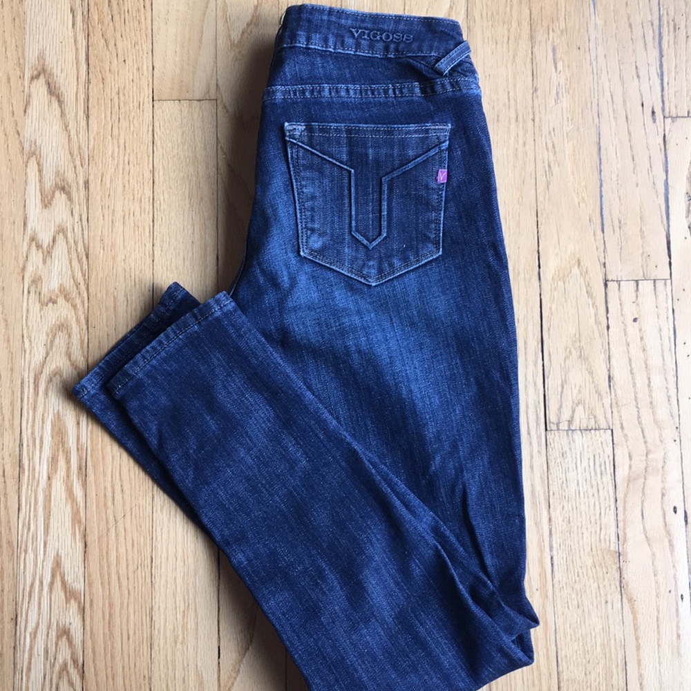 Vigoss Skinny Blue Jeans Waist 27” Length 31”